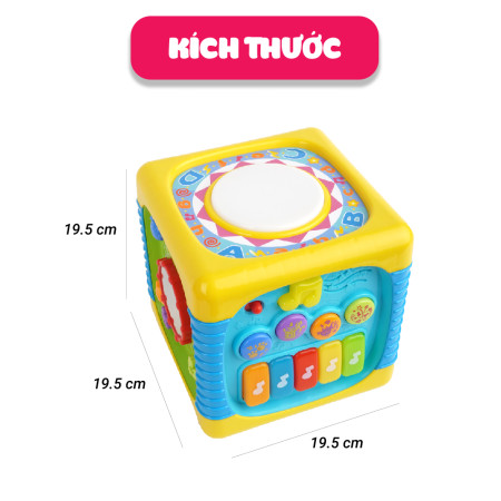 Hộp âm nhạc thả hình khối đa năng Winfun 0741