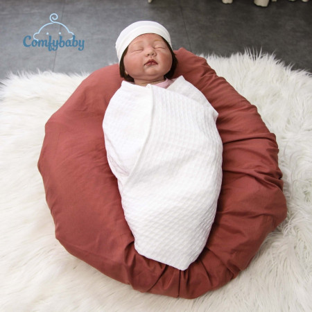 Made in Việt Nam - Khăn tắm đa năng 100% Cotton cho bé và gia đình Comfybaby - phù hợp sử dụng như chăn đắp, quấn ủ bé 70*70cm