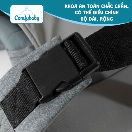 Địu em bé cao cấp 3in1 Air Mesh Comfybaby YN-602 - Siêu trợ lực, thoáng khí