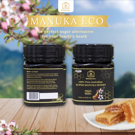 Mật Ong Manuka Eco MGO 900+ Chính Hãng Từ Australia - 250g