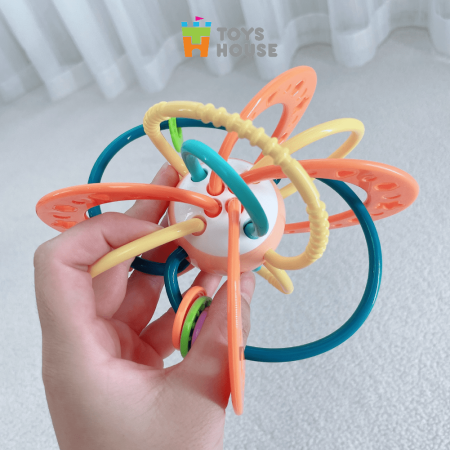 Vòng luồn hạt - Đồ chơi vận động tinh ToysHouse HE0104 - Màu xanh