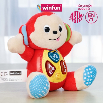 Đồ chơi sơ sinh - tiền giáo dục: chú khỉ phát nhạc vui nhộn Winfun 0275-01
