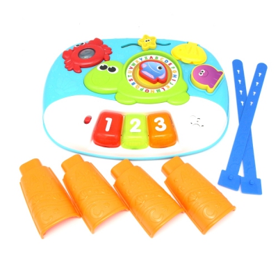 Bàn đồ chơi phát nhạc đa năng Winfun 0852, đồ chơi kích thích phát triển giác quan và rèn luyện khả năng vận động cho bé