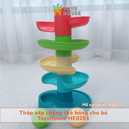 Tháp xếp chồng thả bóng cho bé ToysHouse HE0291