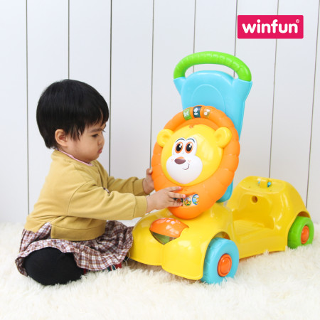 Xe tập đi sư tử kết hợp chòi chân, scooter Winfun 0855NL