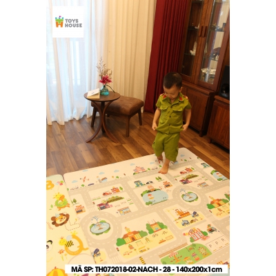 Thảm nằm chơi cho trẻ em Silicon Toys House TH072018-02-NACH-28