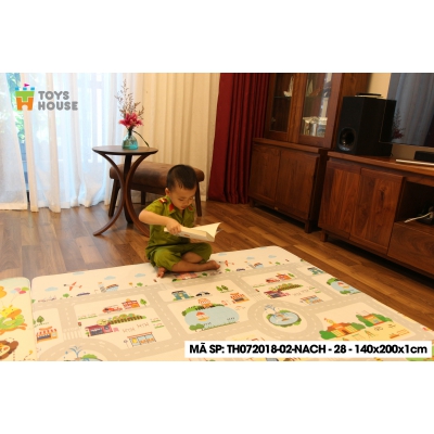 Thảm nằm chơi cho trẻ em Silicon Toys House TH072018-02-NACH-28