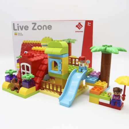 Đồ chơi Smoneo Duplo Lego 55004 - Bộ đồ chơi lắp ghép Xứ sở thần tiên 50 chi tiết Toyhouse 