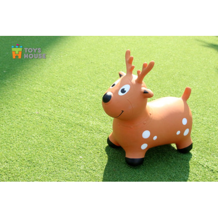 Thú Nhún Bơm Hơi Hình Tuần Lộc Toys House  TH319-PA1423