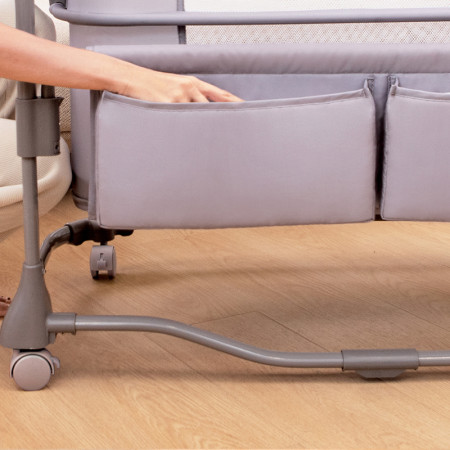 Nôi Ghép Cạnh Giường Đa Năng 3in1 Mastela 08602 Cao Cấp – Nôi Điện Đung Đưa Ru Ngủ, Cũi Mini & Nôi Em Bé An Toàn