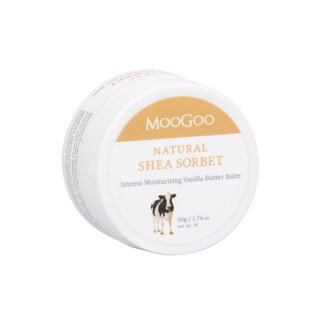 Shea Sorbet VANILLA Butter Balm 50g Kem dưỡng bơ hạt mỡ vani 50g - MooGoo