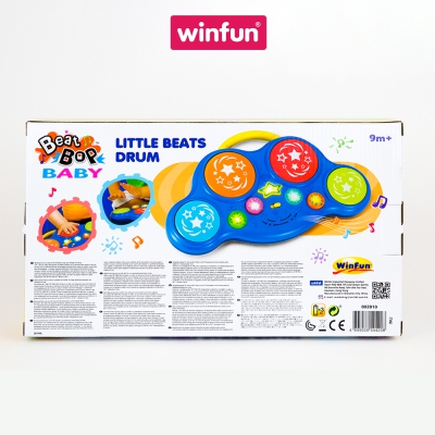 Trống đồ chơi cho bé có đèn nhạc Winfun 2010-NL
