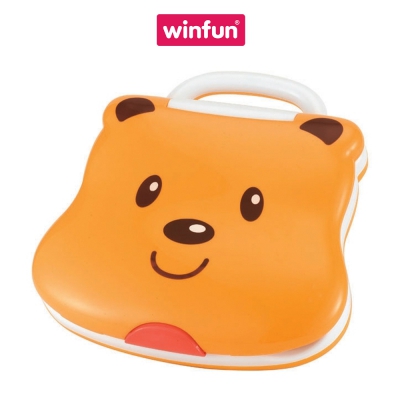 Đồ chơi tiền giáo dục cho bé - Laptop chú gấu nhỏ dễ thương, vừa chơi vừa học Winfun 8079-01