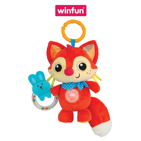 Đồ chơi treo nôi cảm ứng phát nhạc - bạn cáo dễ thương Winfun 720021-01