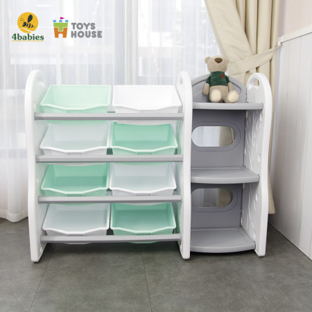 Kệ để đồ chơi, đồ dùng đa năng cho bé hình cây Size L, KT 115*36*91 Toys House WM21E122