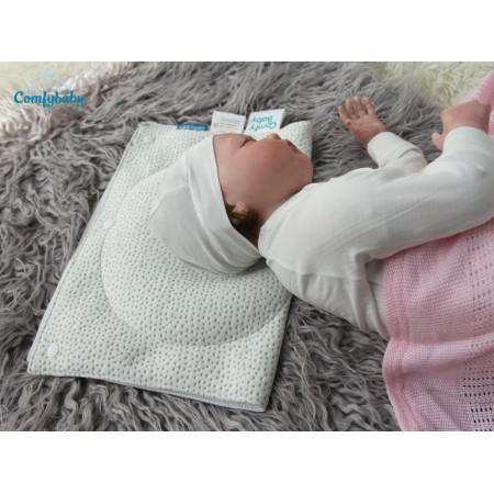 Gối lõm chống bẹt đầu cho bé sơ sinh - Air mesh siêu Bamboo siêu thoáng kháng khuẩn Comfybaby- CF52020-N04