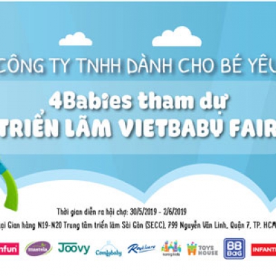 4Babies Tham Gia Hội Trợ VietBaby Fair Với Hàng Loạt Những Chương Trình Ưu Đãi Hấp Dẫn| Dành Cho Bé Yêu