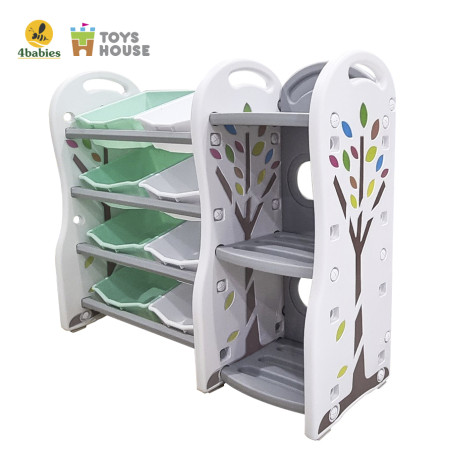 Kệ để đồ chơi, đồ dùng đa năng cho bé hình cây Size L, KT 115*36*91 Toys House WM21E122