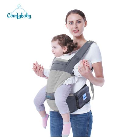 Địu ngồi cao cấp 4 tư thế 2 trong 1 AIR MESH Comfybaby CF818