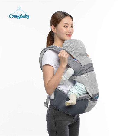 Địu ngồi cao cấp 4 tư thế 2 trong 1 AIR MESH Comfybaby CF818