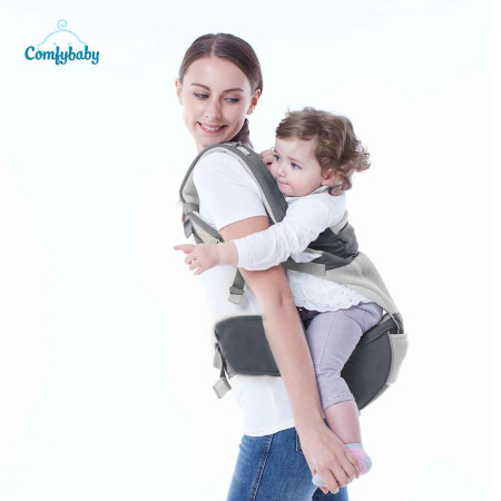 Địu ngồi cao cấp 4 tư thế 2 trong 1 AIR MESH Comfybaby CF818