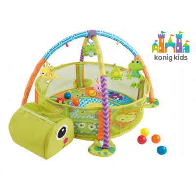 Thảm nằm chơi hình con rùa 2 trong 1 Konig Kids 63545