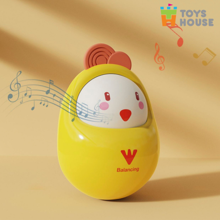 Đồ Chơi Lật Đật Cho Bé Hình Gà Con Dễ Thương Toyshouse HE0297