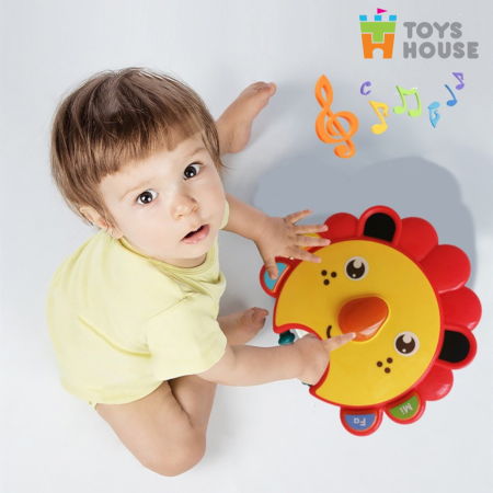 Đàn Nhạc Piano Cho Bé Hình Sư Tử Vui Nhộn Toyshouse HE0534