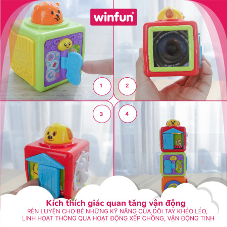 Hộp thú cưng xếp chồng Winfun 0613