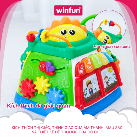 Hòn đảo lập phương phát nhạc, khám phá khu vườn trên mây - Winfun 0631-NL