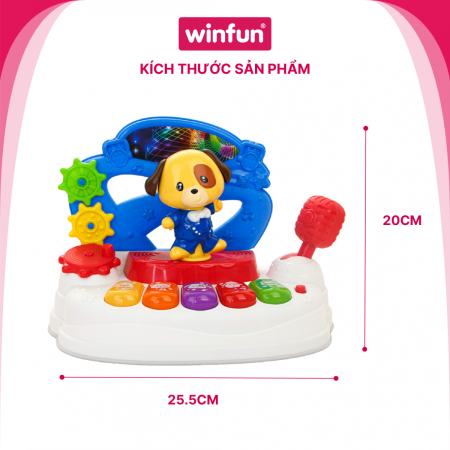 Đàn nhạc động vật - nhảy theo nhịp điệu cùng Pu - Winfun 0796-NL