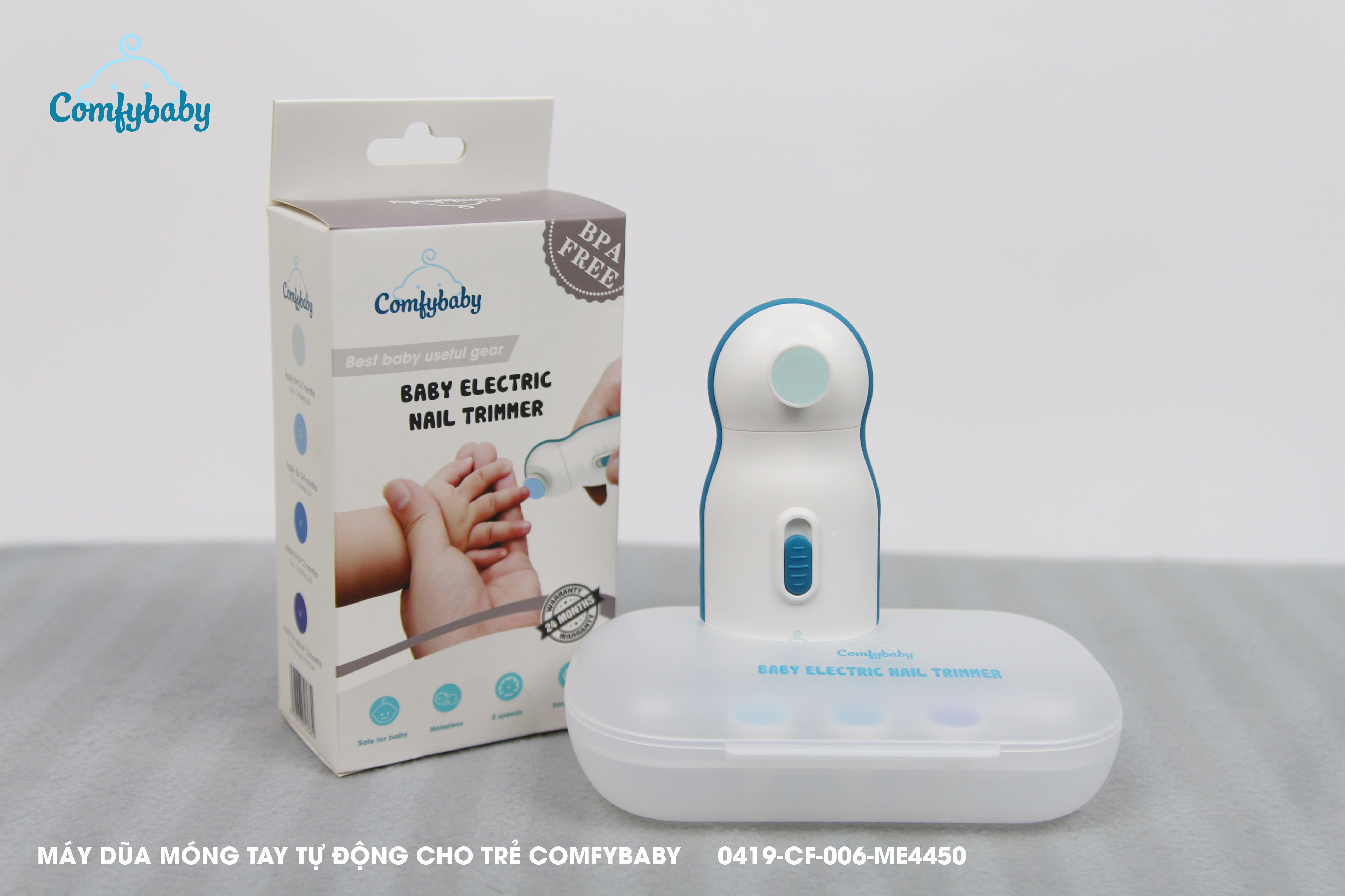 Máy dũa móng tay tự động cho trẻ Comfybaby 0419-CF-006-ME4450:4226