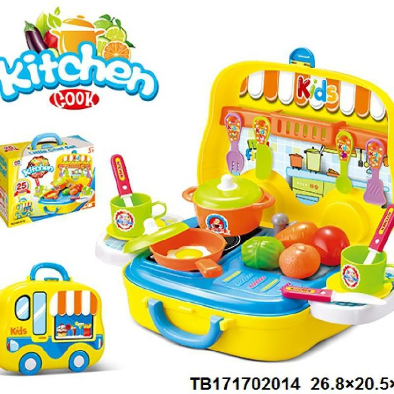 Hộp bếp nấu ăn hình ô tô Toys House 008-919 là đồ chơi giúp bé định hướng nghề nghiệp