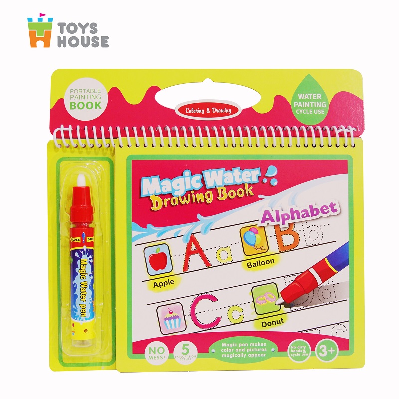 Sách tô màu bút nước thần kỳ Toys House được bố mẹ yêu thích và lựa chọn nhiều nhất dành cho bé
