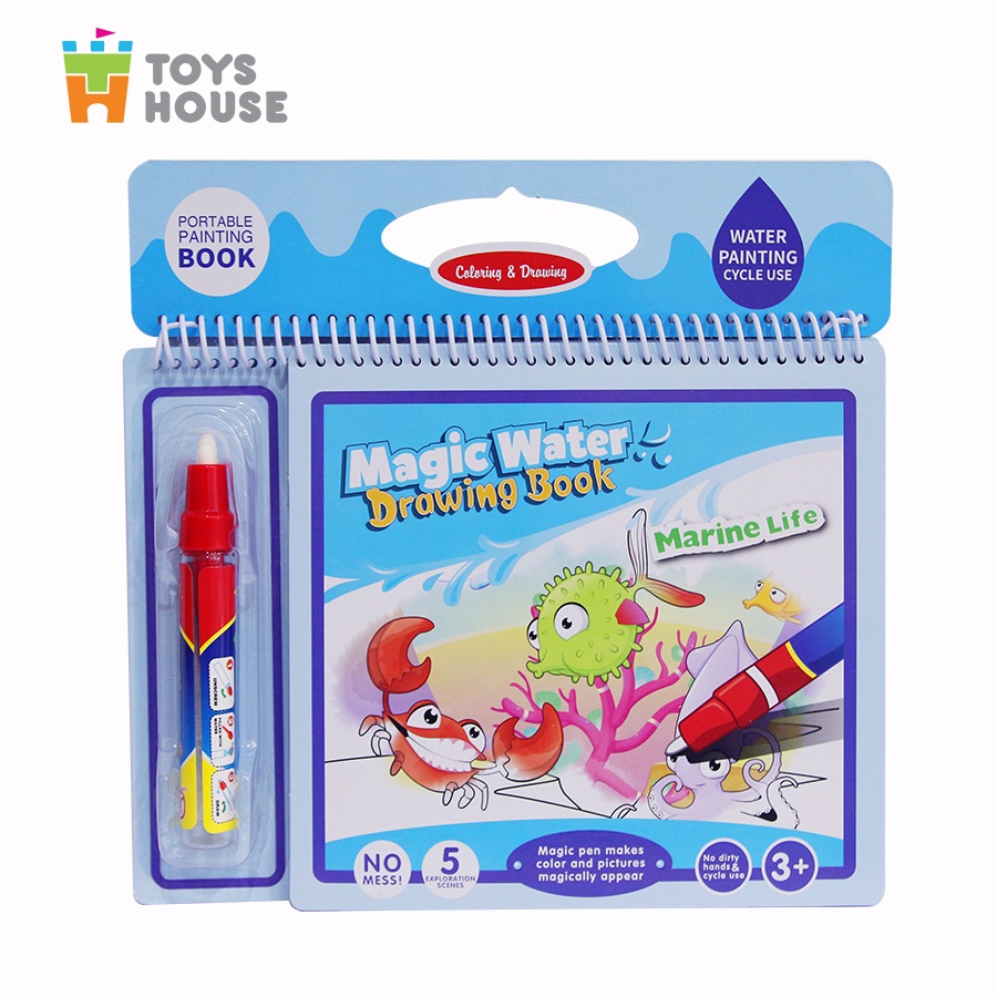 Nơi bán Sách tô màu bút nước thần kỳ Toys House size 39 chính hãng, được làm bằng chất liệu an toàn đảm bảo sức khoẻ cho trẻ nhỏ